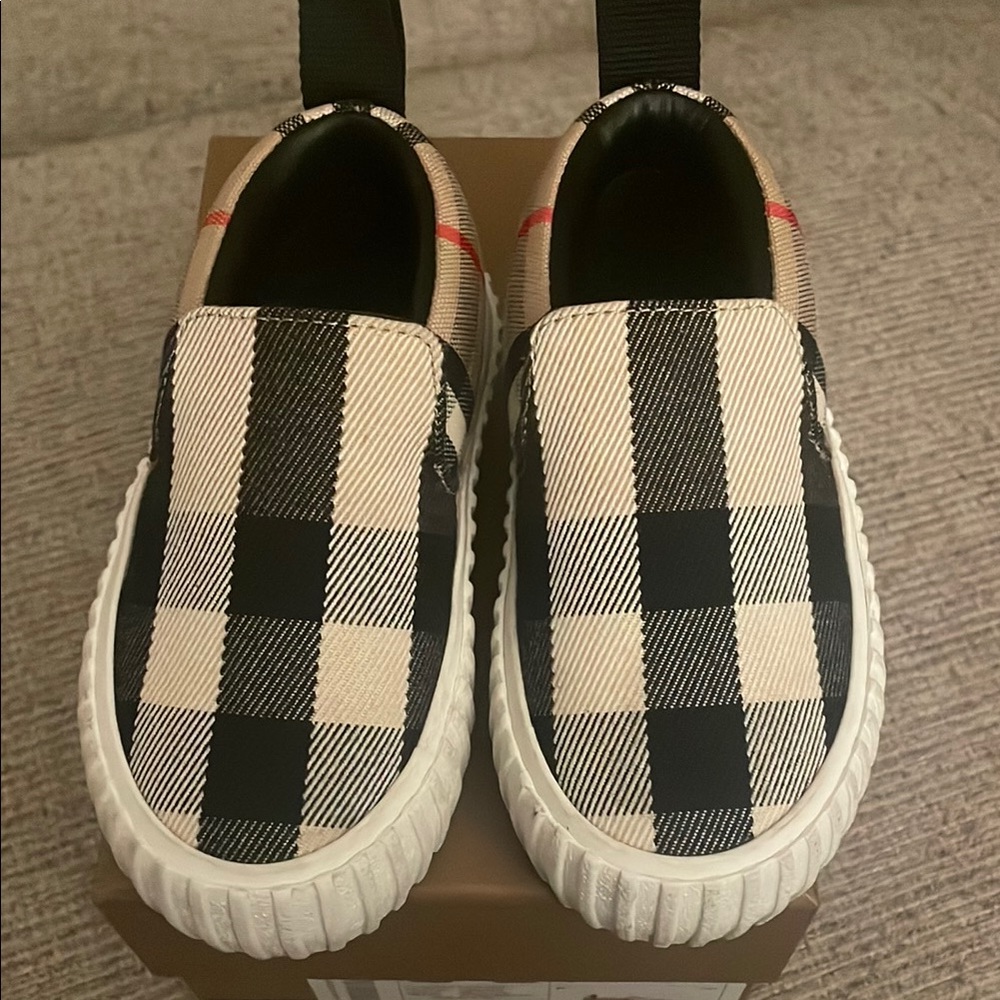 Burberry Black and White Sneakers